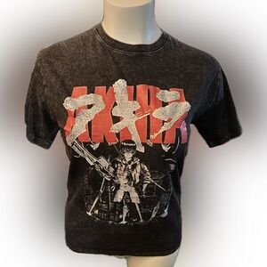 Graphic Akira  Black and Red T-Shirt